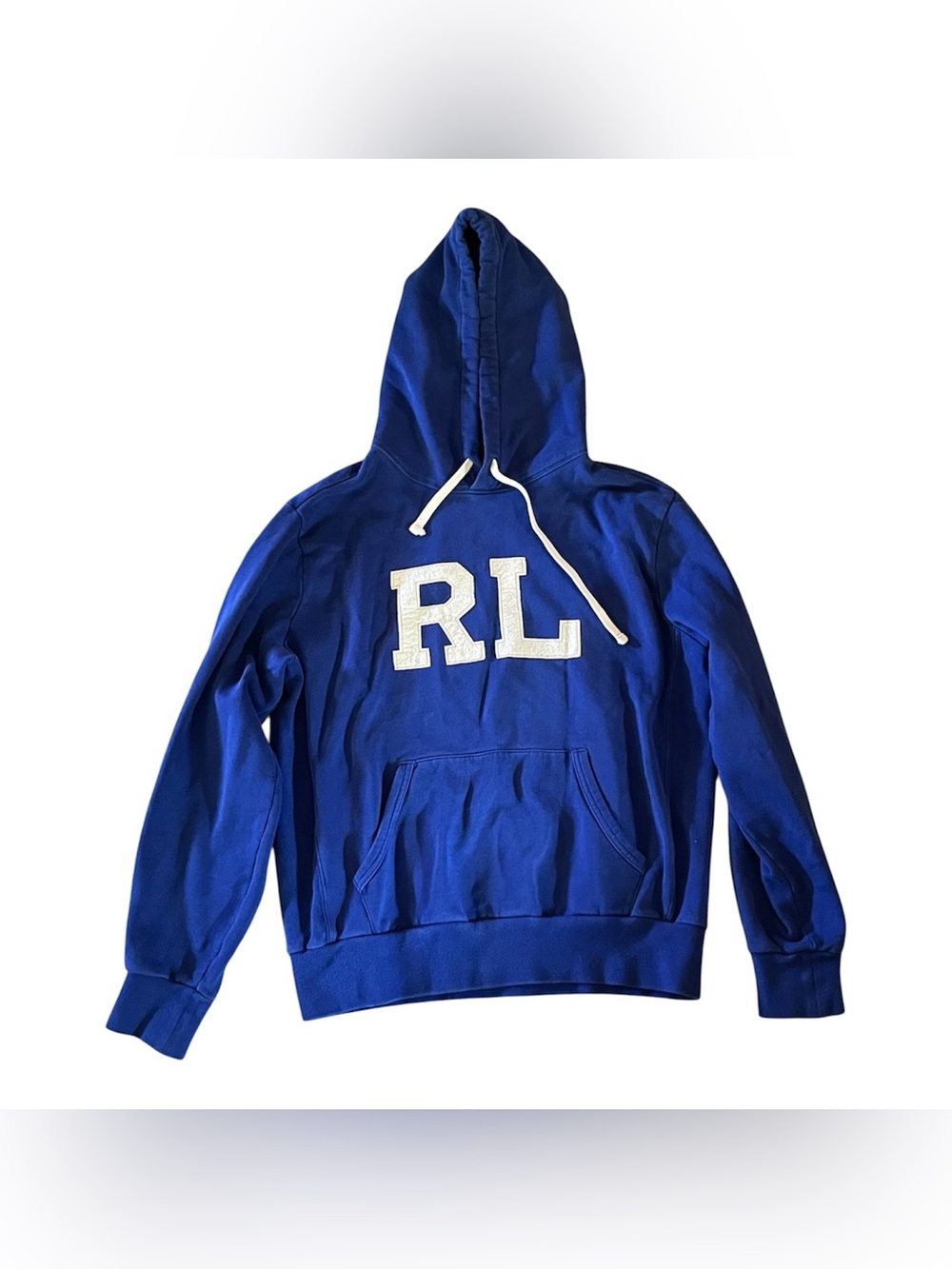 POLO Ralph Lauren Hoodie Medium Men’s Royal Blue RL Big Logo